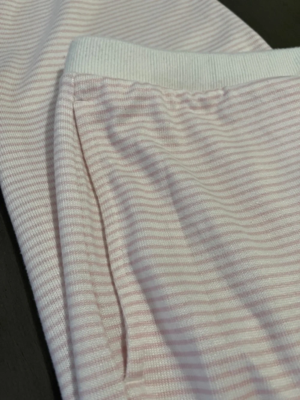Sonoma Pink & White Striped Lounge Pants sleep pajama bottoms XXL women pull on